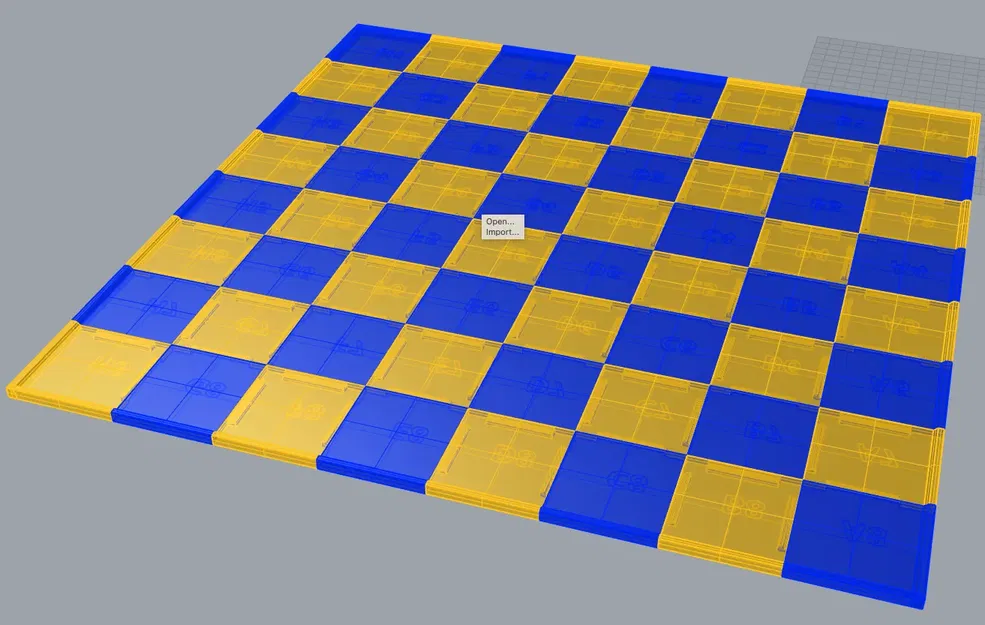 Bàn cờ vua kích thước đầy đủ không có kết nối rõ ràng - Image 2