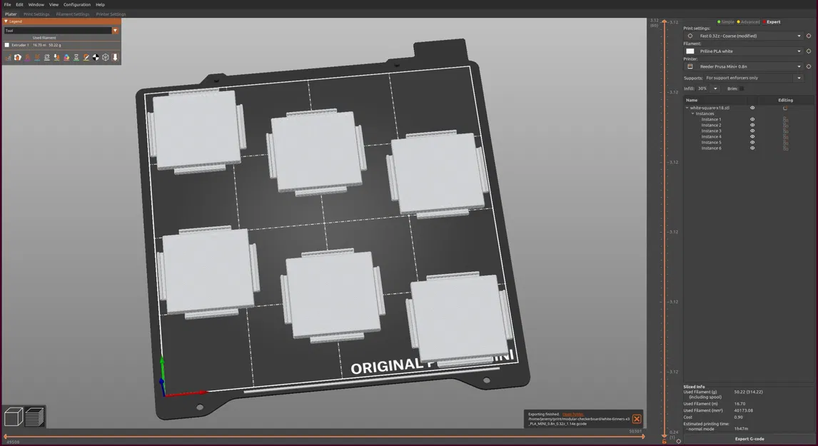 Bàn cờ modular kích thước lớn cho cờ vua và cờ đam - Image 5