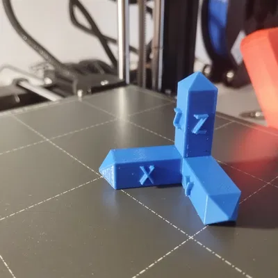 Trục tọa độ 3D xyz cho mô hình học tập