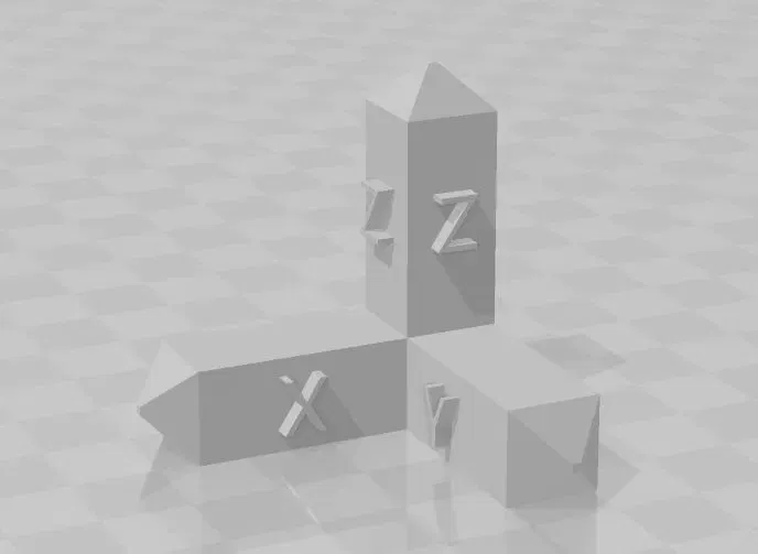 Trục tọa độ 3D xyz cho mô hình học tập - Image 3