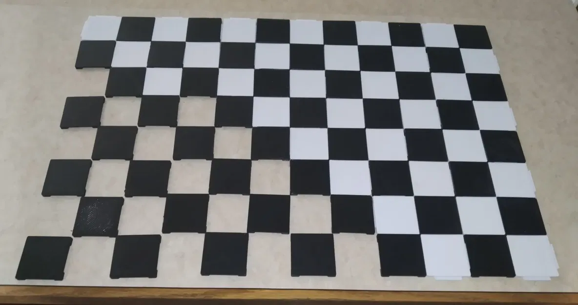 Bàn cờ modular kích thước lớn cho cờ vua và cờ đam - Image 7