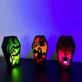 Kệ đựng quan tài kiêm hộp đèn Halloween - Thumbnail 1