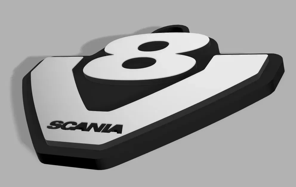 Móc khóa Scania V8 đơn giản có thể mở rộng - Image 1