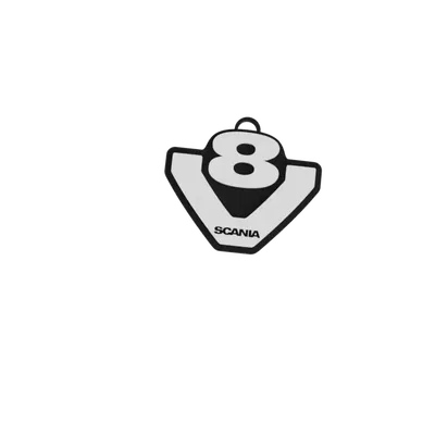 Móc khóa Scania V8 đơn giản có thể mở rộng