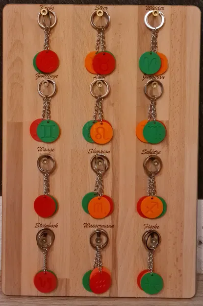 **Móc khóa hình chòm sao độc đáo dành cho phái đẹp** - Image 1