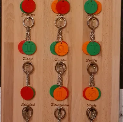 **Móc khóa hình chòm sao độc đáo dành cho phái đẹp**