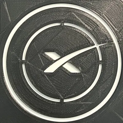 Đế lót ly Space X với logo độc đáo