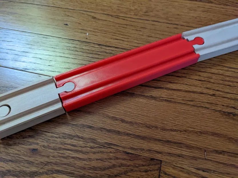 Đường ray tàu thẳng dài trung bình 148mm tương thích với Brio - Image 2