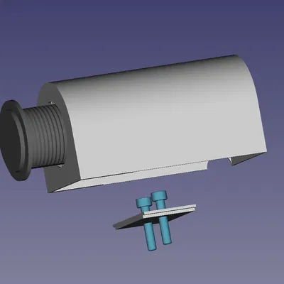 Giá đỡ bộ sạc ô tô cho Raspberry Pi từ nguồn điện máy in