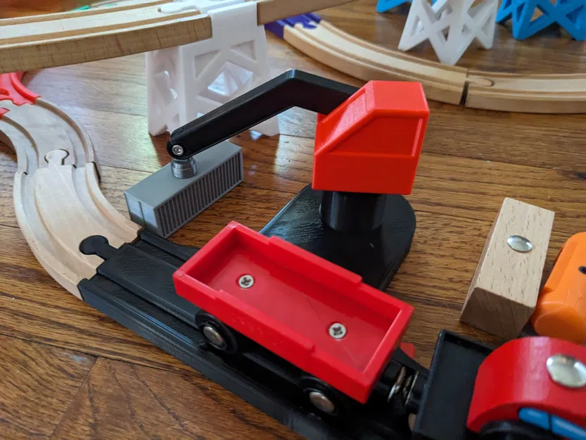 Cần cẩu nhỏ cho tàu gỗ Brio và Ikea - Image 4