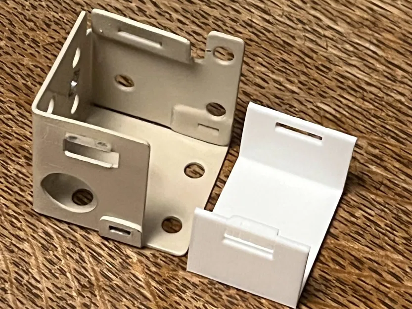 Máng lắp cho rèm cuốn không dây với giá đỡ rèm có dây - Image 2