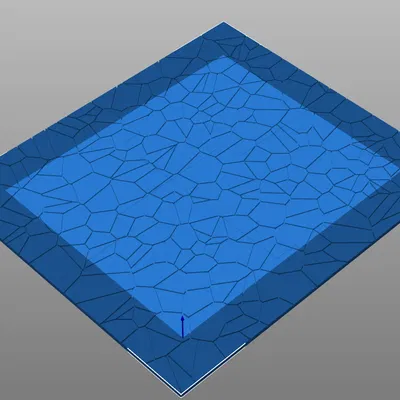 Gạch lát nền cho công trình, chia thành 4 mảnh nhỏ