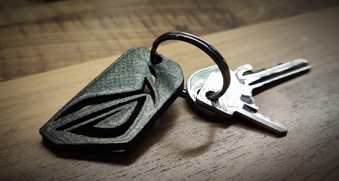 Móc khóa logo asus rog độc đáo - Image 1