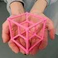 Khối hypercube nhỏ dễ in với hỗ trợ - Thumbnail 1