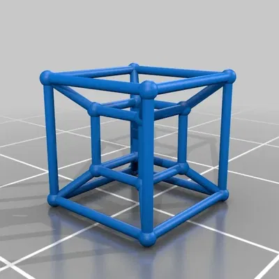 Khối hypercube nhỏ dễ in với hỗ trợ