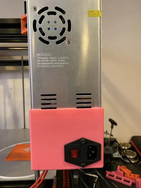 Nắp nguồn S-500-24 với ổ cắm IEC 320 - Image 1