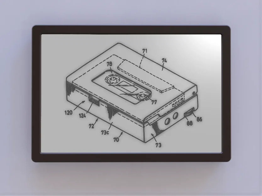 Nghệ thuật bản quyền máy nghe nhạc cassette di động - Image 1
