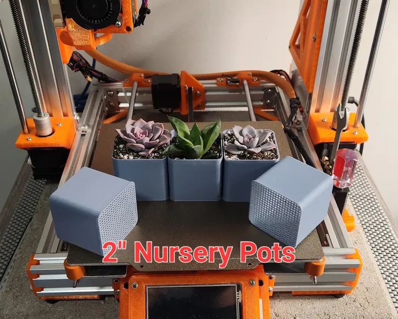 Chậu ươm đá quý đáy lưới 2 inch - Image 1