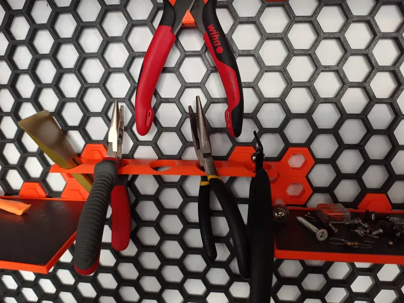 Giá đỡ kẹp và tua vít cho tường lưu trữ tổ ong - Image 1