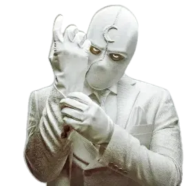 Nhân vật MoonKnight được tạo hình bằng kỹ thuật vẽ filament