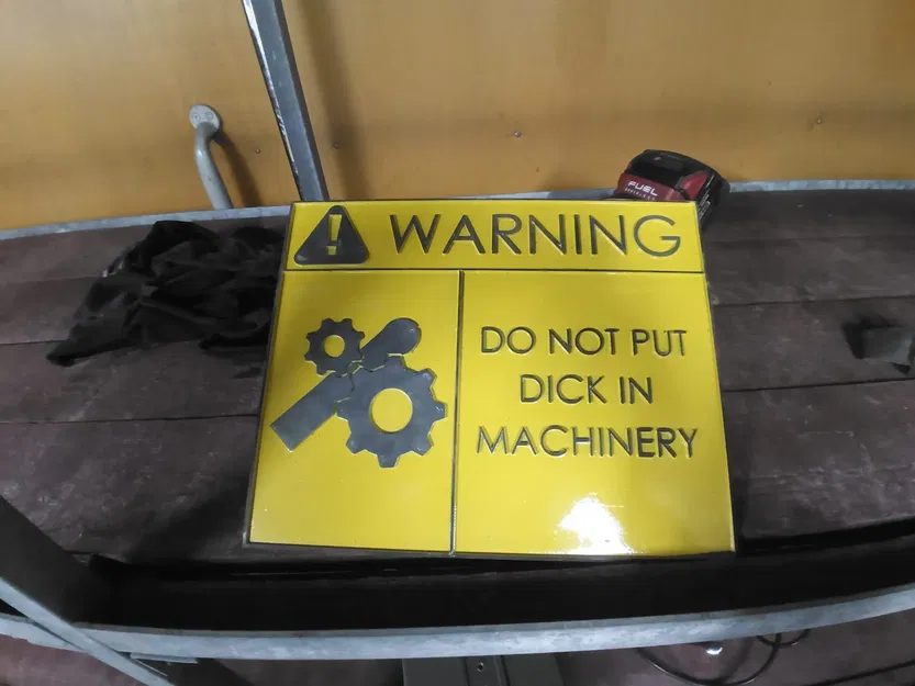 Biểu tượng cảnh báo cho máy móc công nghiệp - Image 1