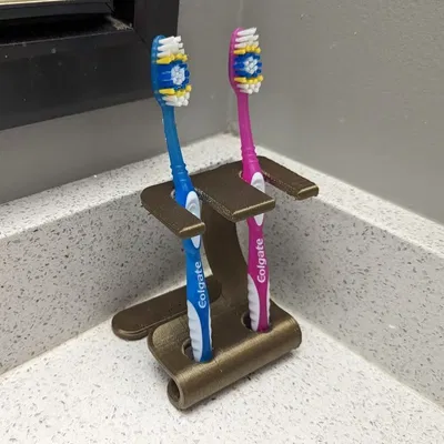 Giá đỡ bàn chải đánh răng dễ in với hỗ trợ