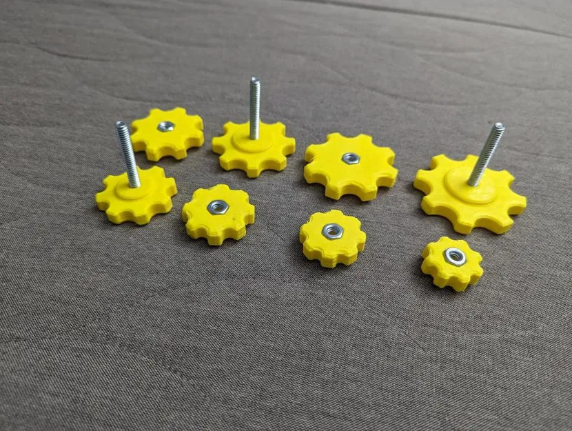 Bộ núm điều chỉnh 1/4"-20 TPI và 5/16"-18 TPI - Image 1