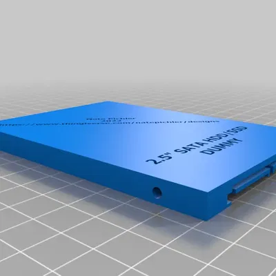 Mô hình ổ cứng 3.5" và 2.5" cho mô phỏng 3D