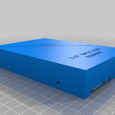 Mô hình ổ cứng 3.5" và 2.5" cho mô phỏng 3D