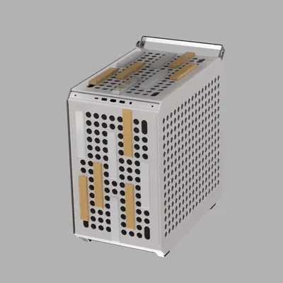 Thiết kế hiện đại cho Cooler Master QUBE 500 bằng filament gỗ si...