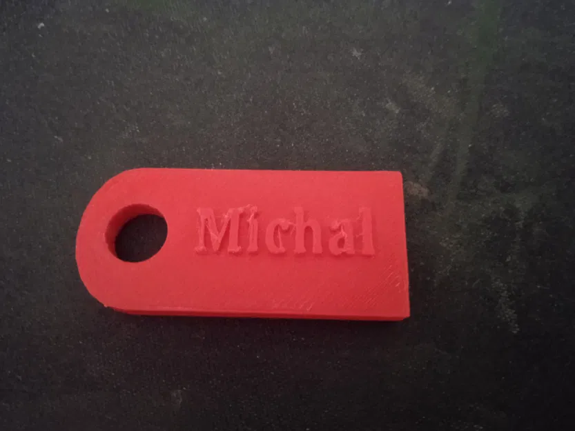 **Móc khóa tên cá nhân đơn giản** - Image 1