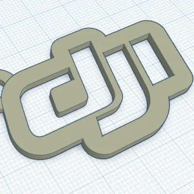 Móc khóa logo DJI dành cho người hâm mộ thương hiệu