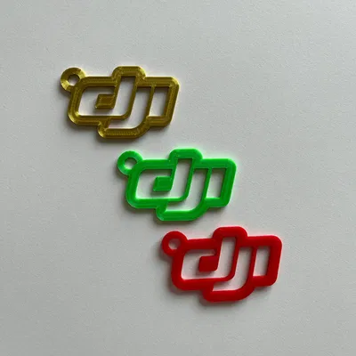 Móc khóa logo DJI dành cho người hâm mộ thương hiệu