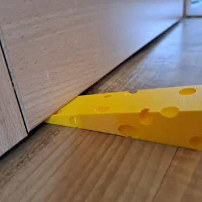 Đế chặn cửa hình phô mai cho những người yêu thích phô mai