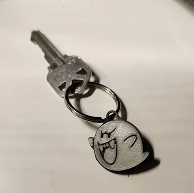 Móc chìa khóa Boo từ trò chơi Mario