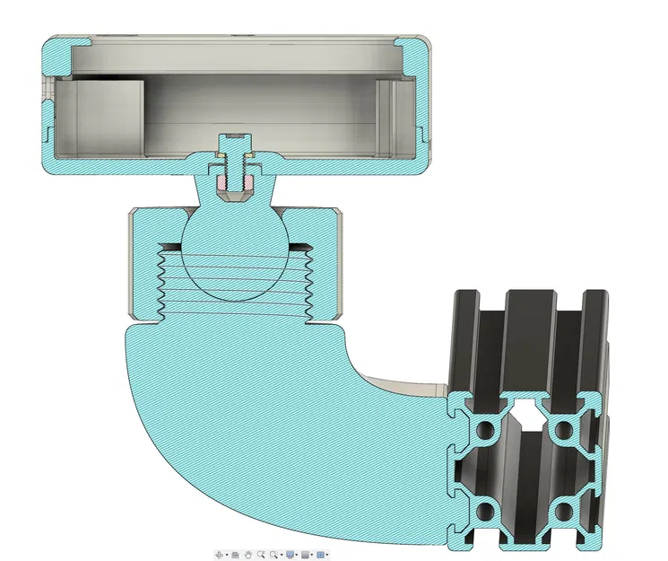 Vỏ và giá đỡ điều chỉnh cho màn hình cảm ứng BTT TFT35 E3 - Image 3