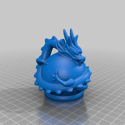 Rồng vừa phải đứng trên quả bóng