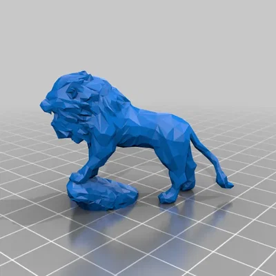 Nhân vật sư tử nghệ thuật Löwe trong thiết kế độc đáo