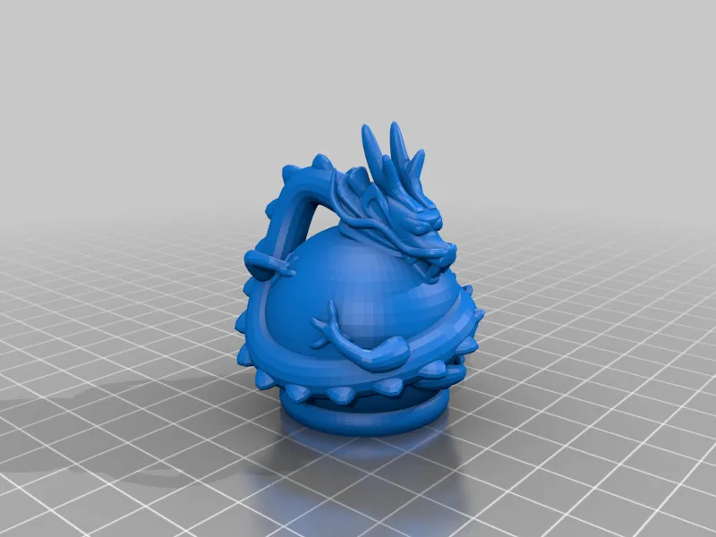 Rồng nhỏ đang chơi bóng - Image 1