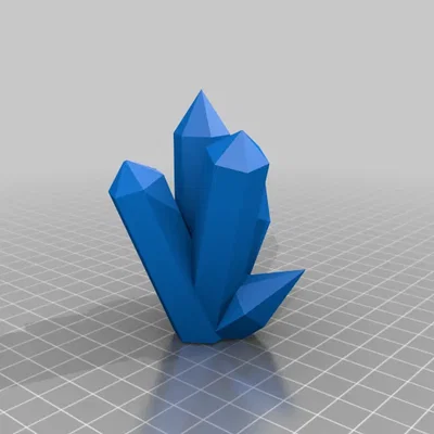 Mô hình tinh thể kristall nghệ thuật độc đáo