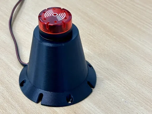 Giá đỡ đèn tín hiệu bàn nhỏ với buzzer và LED - Image 1