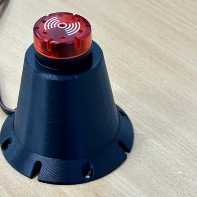 Giá đỡ đèn tín hiệu bàn nhỏ với buzzer và LED