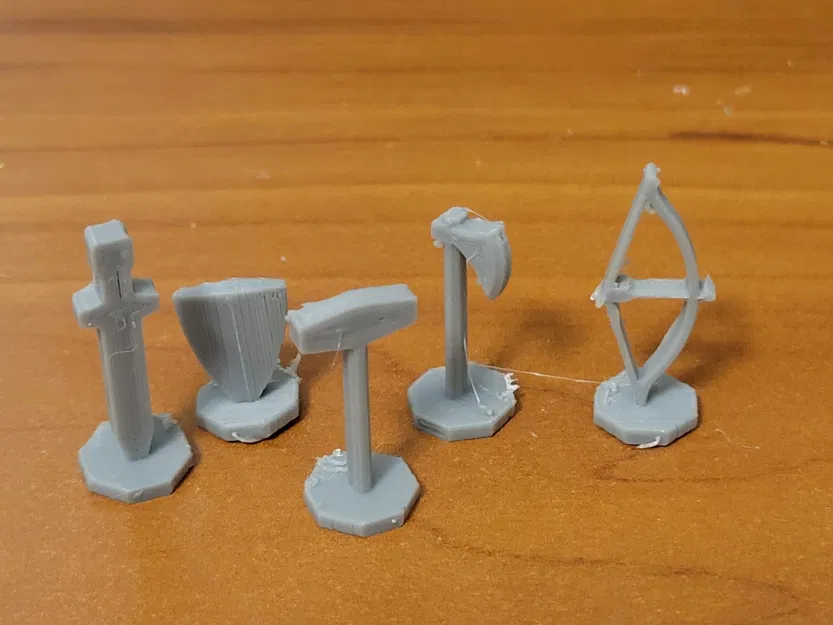 Vũ khí mô hình 12mm cho trò chơi TTRPG - Image 1