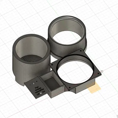 Máy sấy phim 35mm với quạt 120mm điều khiển điện áp