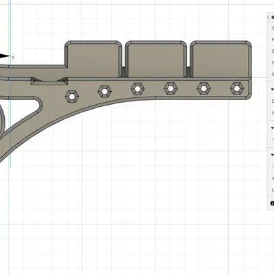 Giá treo tường cho Bambu Lab AMS (Phiên bản cũ, xem mô tả)