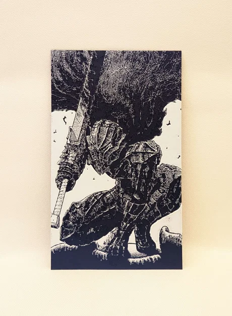 Giáp Berserker Guts với kiếm trong manga Berserk - Image 1