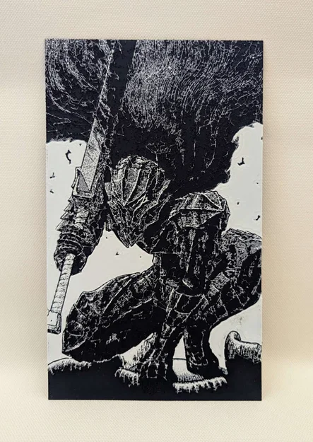 Giáp Berserker Guts với kiếm trong manga Berserk - Image 3