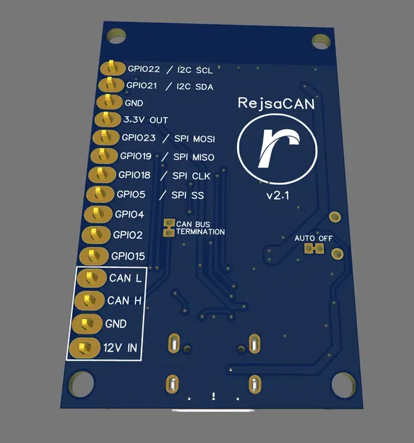 Bảng ESP32 RejsaCAN cho xe hơi với giao diện CAN - Image 7