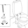 Công cụ cho bệ toilet IKEA (Valloxen) - Thumbnail 4