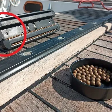 Xe kéo mainsheet đã ngừng sản xuất cho thuyền buồm